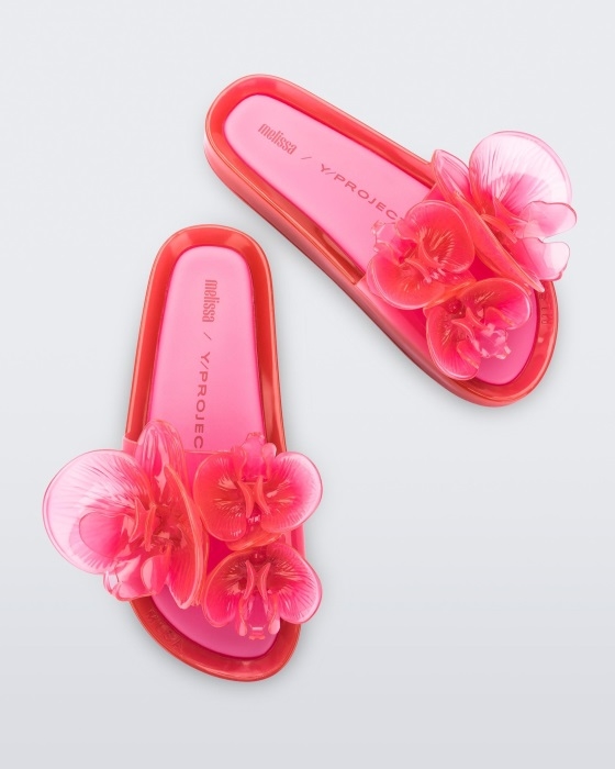 Melissa Fashion Beach Slide Flower Y/Project Pink