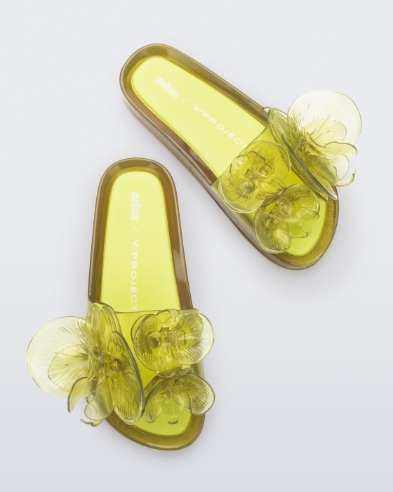 Melissa Fashion Beach Slide Flower Y/Project Yellow