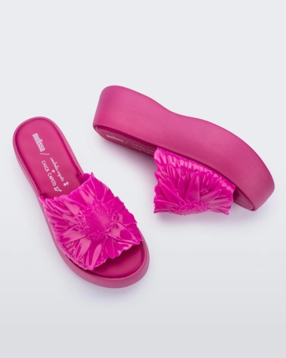 Melissa Fashion Becky Panc Isabela & Chica Capeto Slide Pink