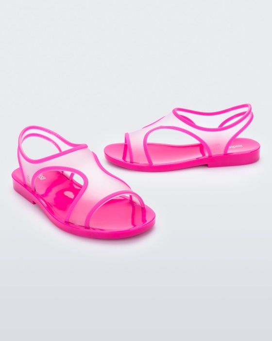 Melissa Fashion Bikini Sandal Neon Pink
