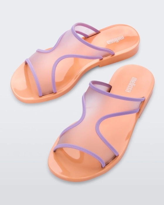 Melissa Fashion Bikini Slide Orange-Lilac