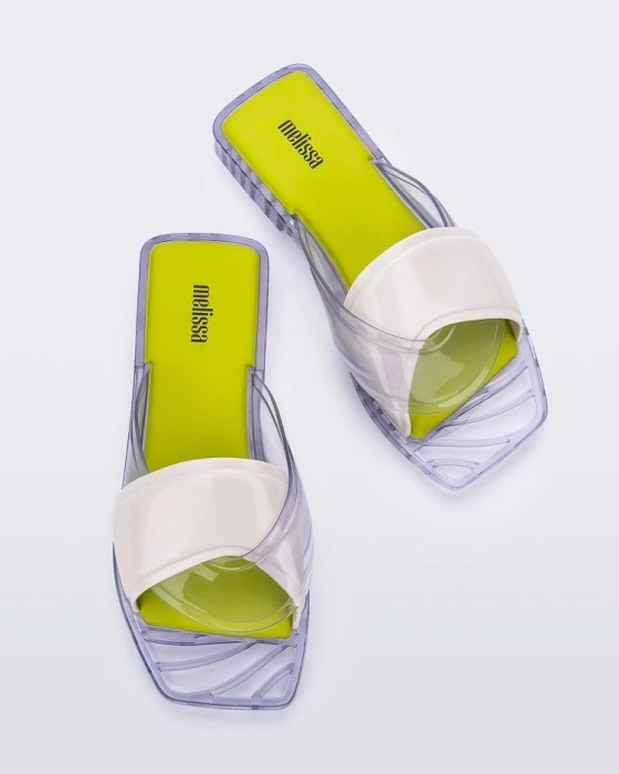 Melissa Fashion Brigitte Clear-White-Yellow