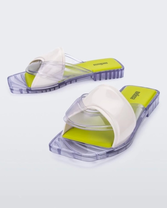 Melissa Fashion Brigitte Clear-White-Yellow