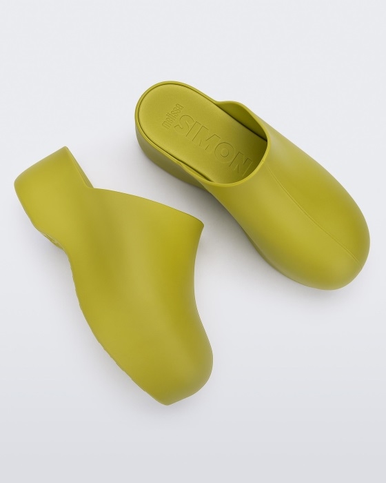 Melissa Fashion Bubble Simon Miller Clog Matte Kiwi