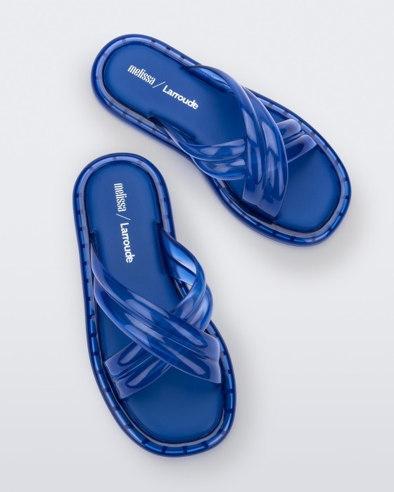 Melissa Fashion Cali Slide Larroude Blue