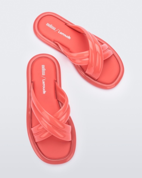 Melissa Fashion Cali Slide Larroude Red