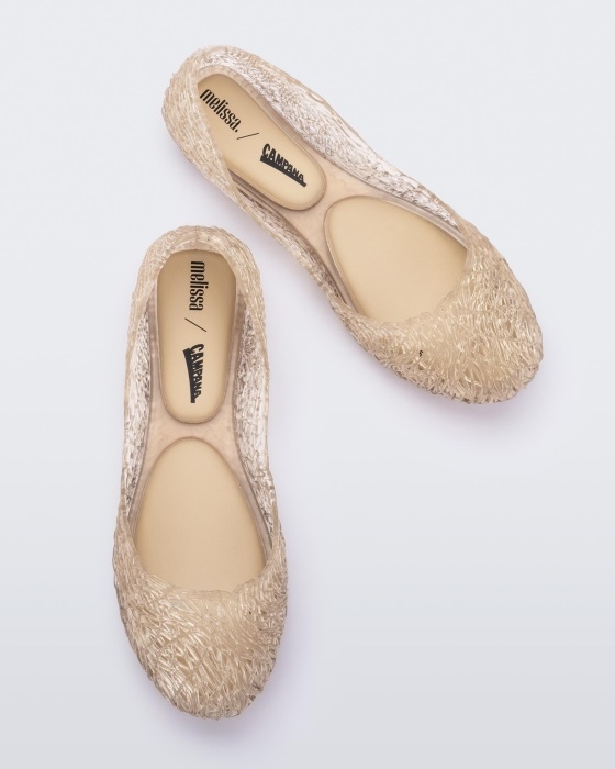 Melissa Fashion Campana Flow Flat Beige