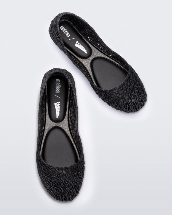 Melissa Fashion Campana Flow Flat Black