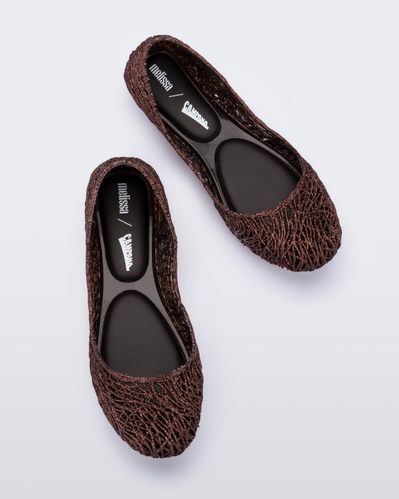 Melissa Fashion Campana Flow Flat Brown