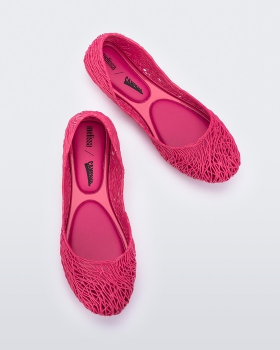 Melissa Fashion Campana Flow Flat Pink