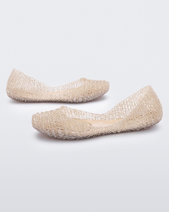 Melissa Fashion Campana Papel Brushed Flat Beige