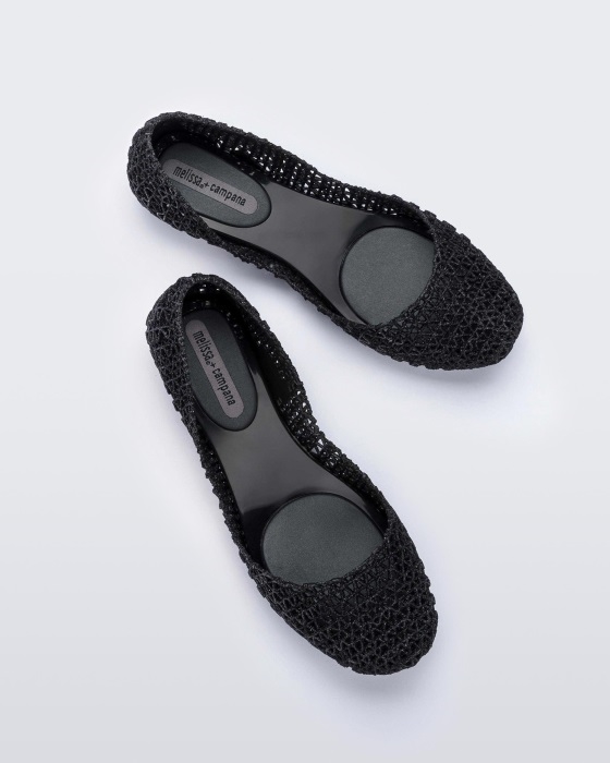 Melissa Fashion Campana Papel Flat Black