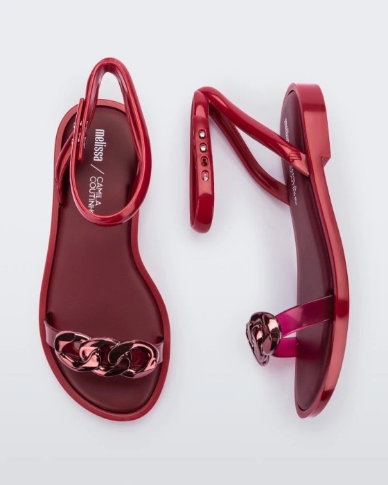 Melissa Fashion Dare Camila Coutinho Sandal Red