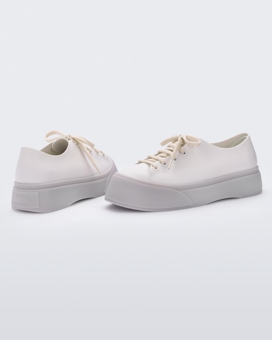 Melissa Fashion Drive Sneaker White-Beige