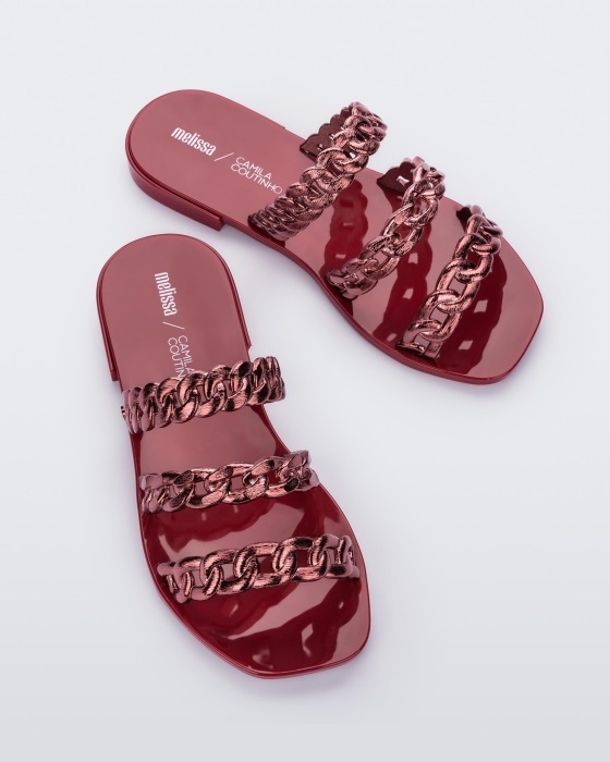 Melissa Fashion Feel Camila Coutinho Slide Red