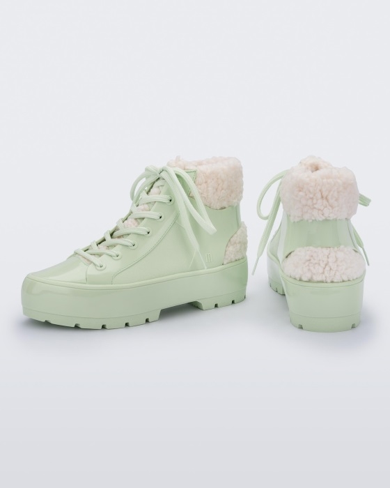 Melissa Fashion Fluffy Sneaker Green