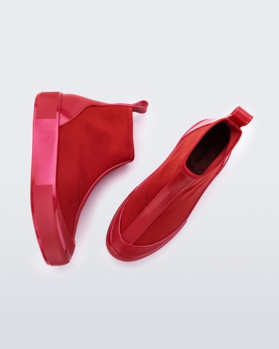 Melissa Fashion Joy Boot Red