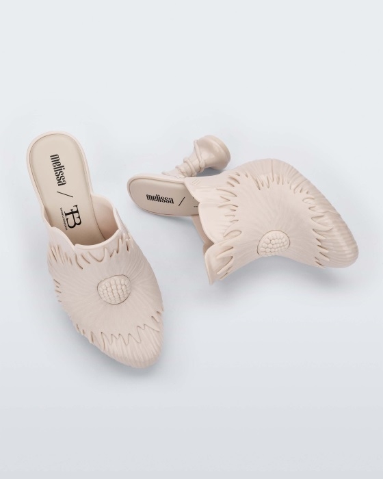 Melissa Fashion Joy Flower Thomas Benjamin Heel Beige