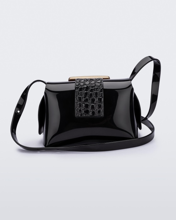 Melissa Fashion Mini Cross Bag Buckle Up Viktor & Rolf Black-Gold