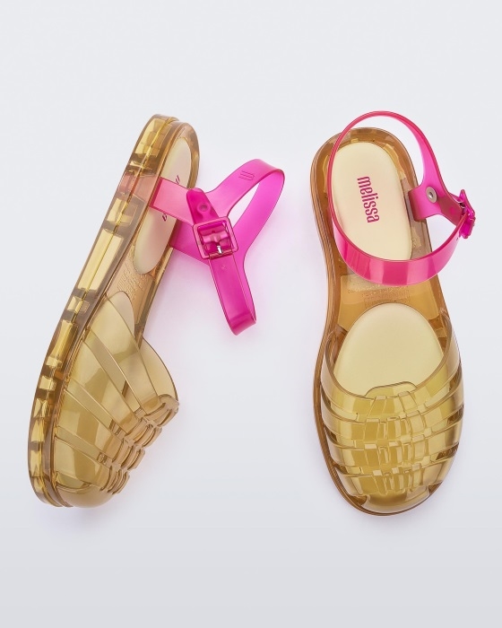 Melissa Fashion Obsessed Sandal Yellow-Pink