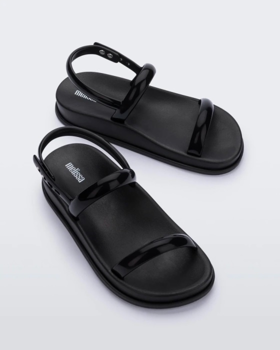 Melissa Fashion Soft Wave Sandal Black