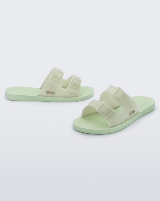 Melissa Fashion Sun Malibu Slide Green