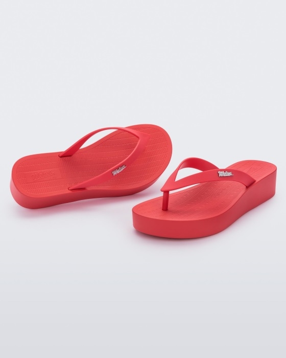 Melissa Fashion Sun Venice Platform Red