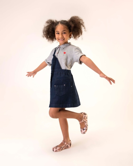 Mini Dora Disney Princess-Kids Pink-Black Melissa Fashion