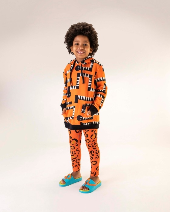 Mini Melissa Fashion Cloud Fabula Slide-Kids Blue-Green