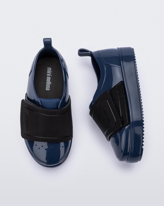 Mini Melissa Fashion Jelly Pop Sneaker-Baby Blue-Black