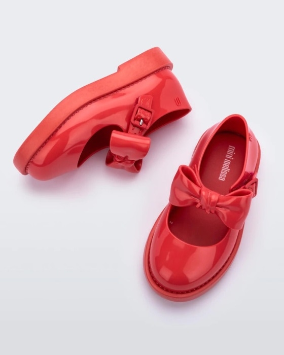 Mini Melissa Fashion Lola Flat-Baby Red