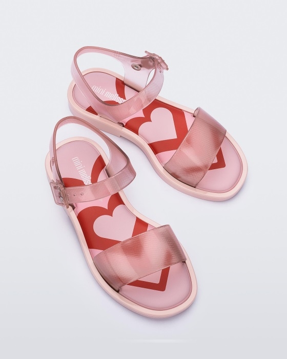 Mini Melissa Fashion Mar Jelly Pop Sandal-Youth & Kids Clear Pink