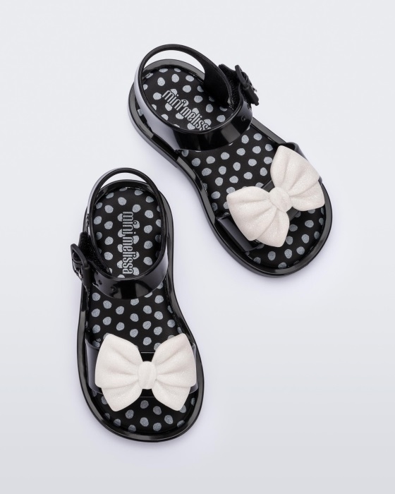 Mini Melissa Fashion Mar Princess Sandal-Baby Black