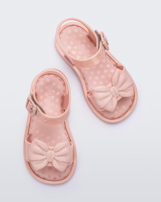 Mini Melissa Fashion Mar Princess Sandal-Baby Pink