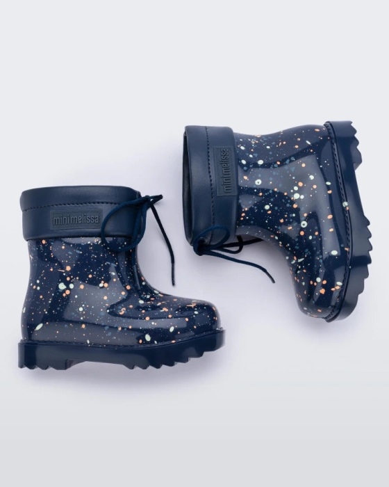 Mini Melissa Fashion Rain Boot II-Baby Blue