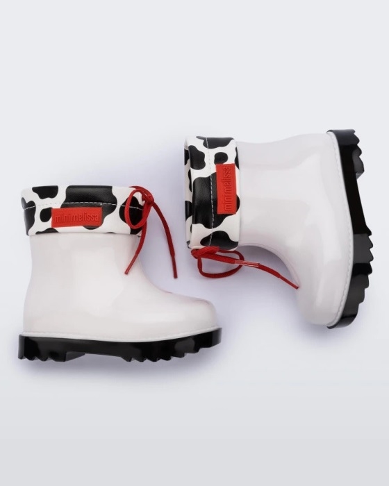Mini Melissa Fashion Rain Boot II-Baby White