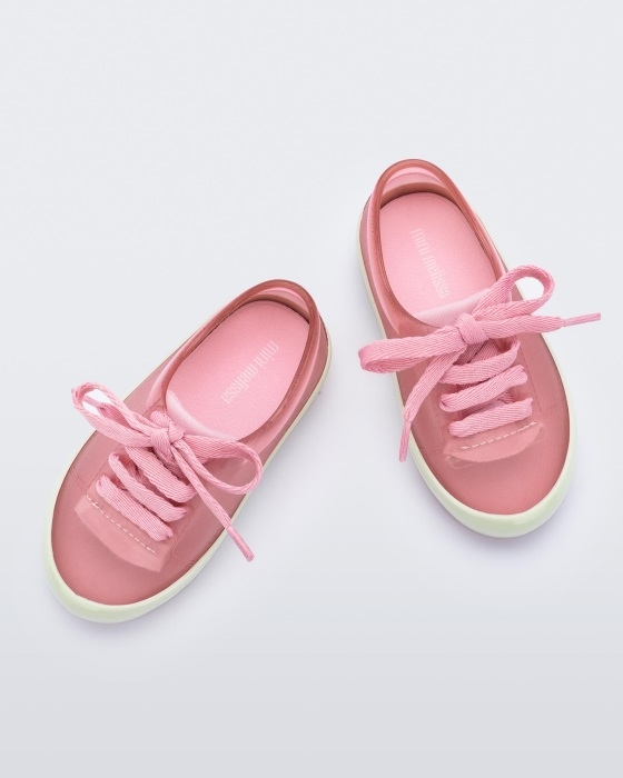 Mini Melissa Fashion Street Sneaker-Baby Pink-Green