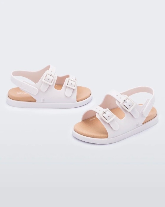 Mini Melissa Fashion Wide Sandal-Baby Beige