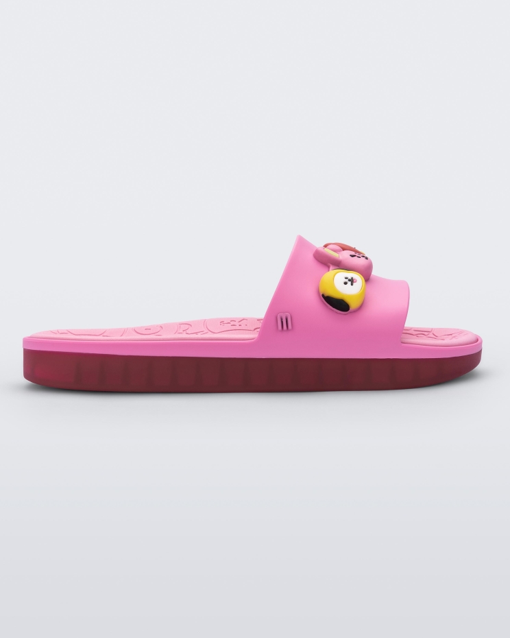 Beach Slide Next Gen Bt21 Pink Melissa Fashion