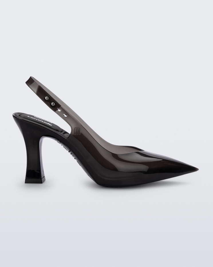 Black Melissa Fashion Slingback Heel Larroudé