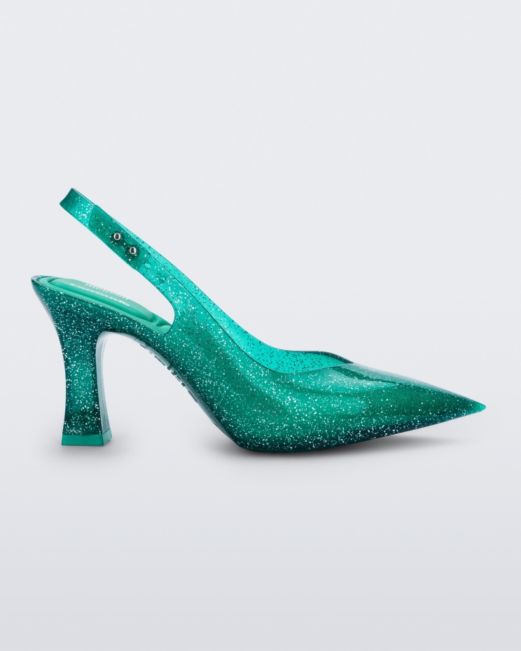 Green Slingback Heel Larroudé Melissa Fashion