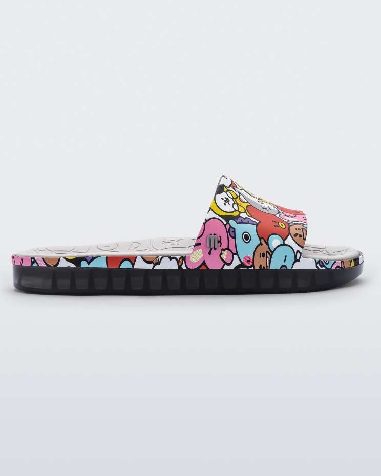 Grey Beach Slide Next Gen Bt21 Melissa Fashion