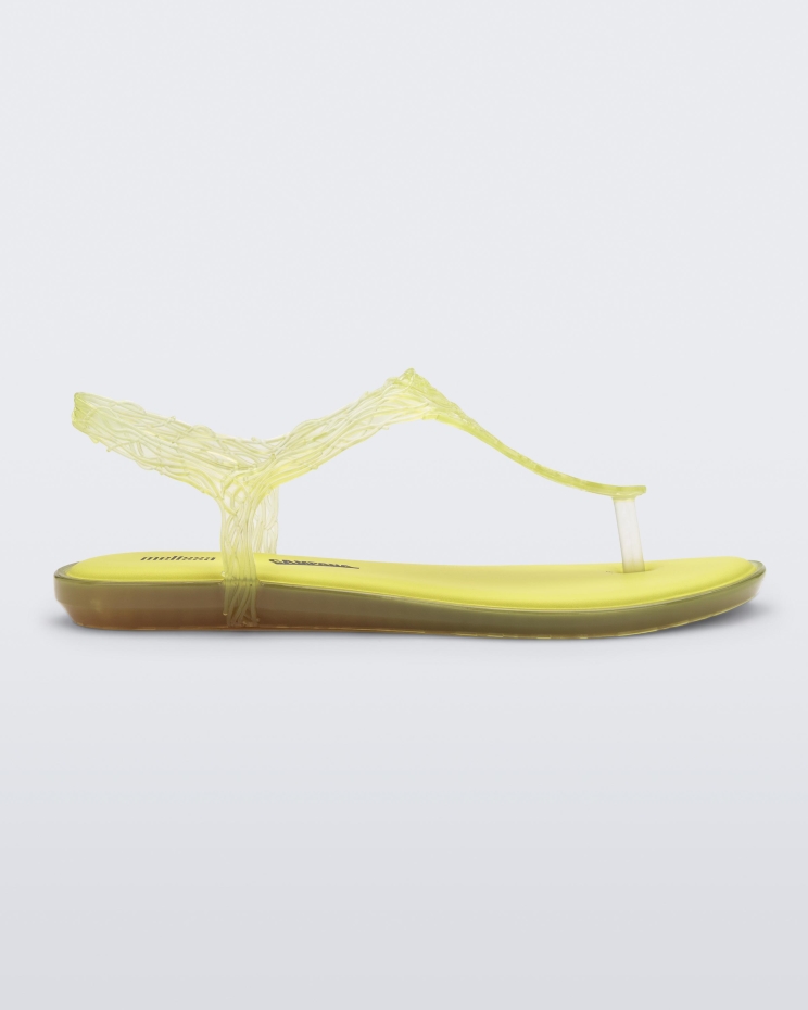 Melissa Fashion Campana Flow Sandal Yellow