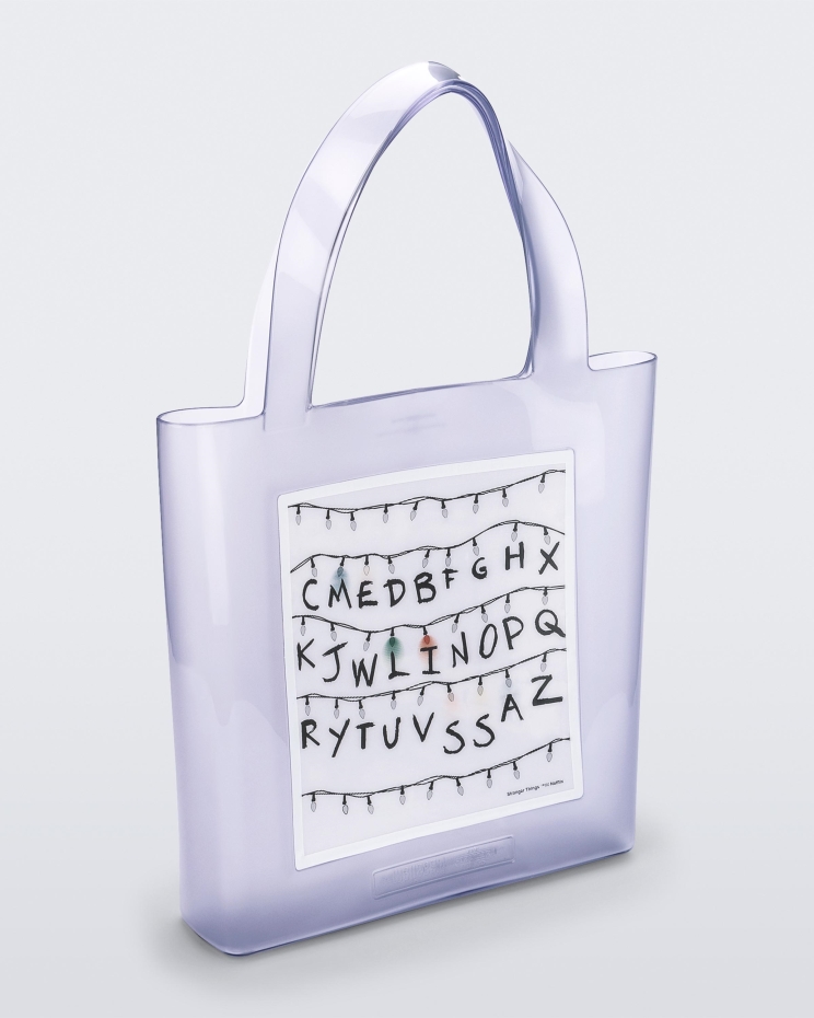 Melissa Fashion Clear Canvas Bag Stranger Things