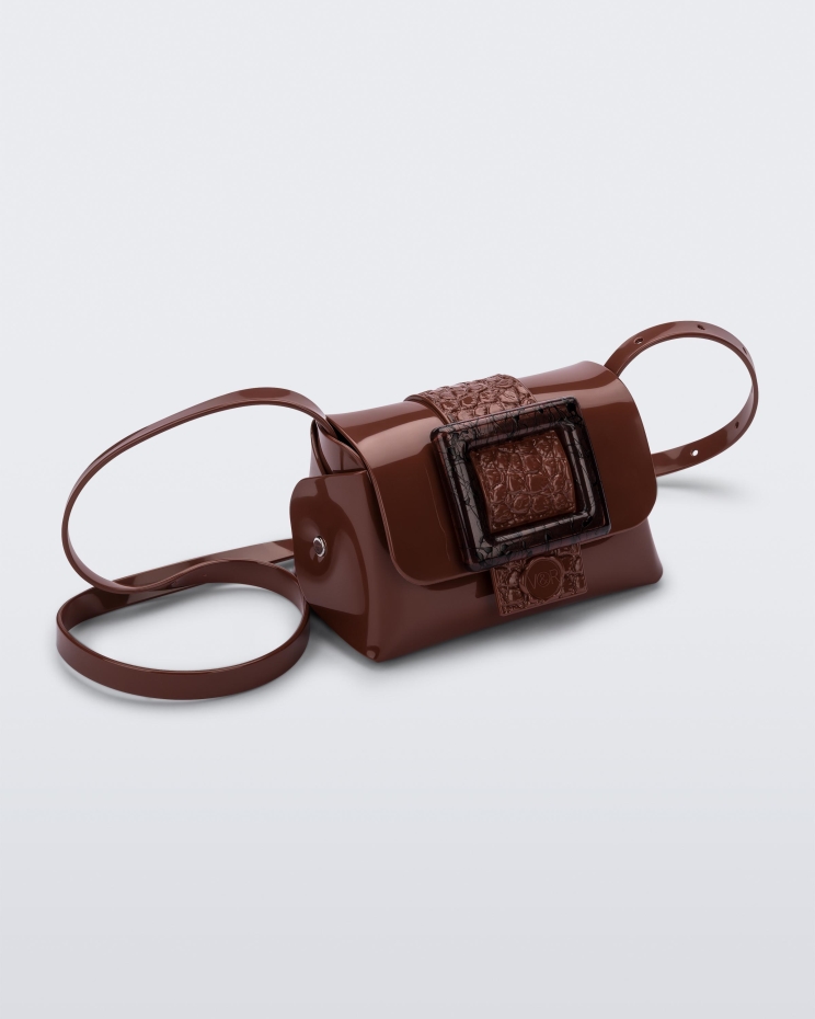 Mini Cross Bag Buckle Up Viktor & Rolf Brown Melissa Fashion