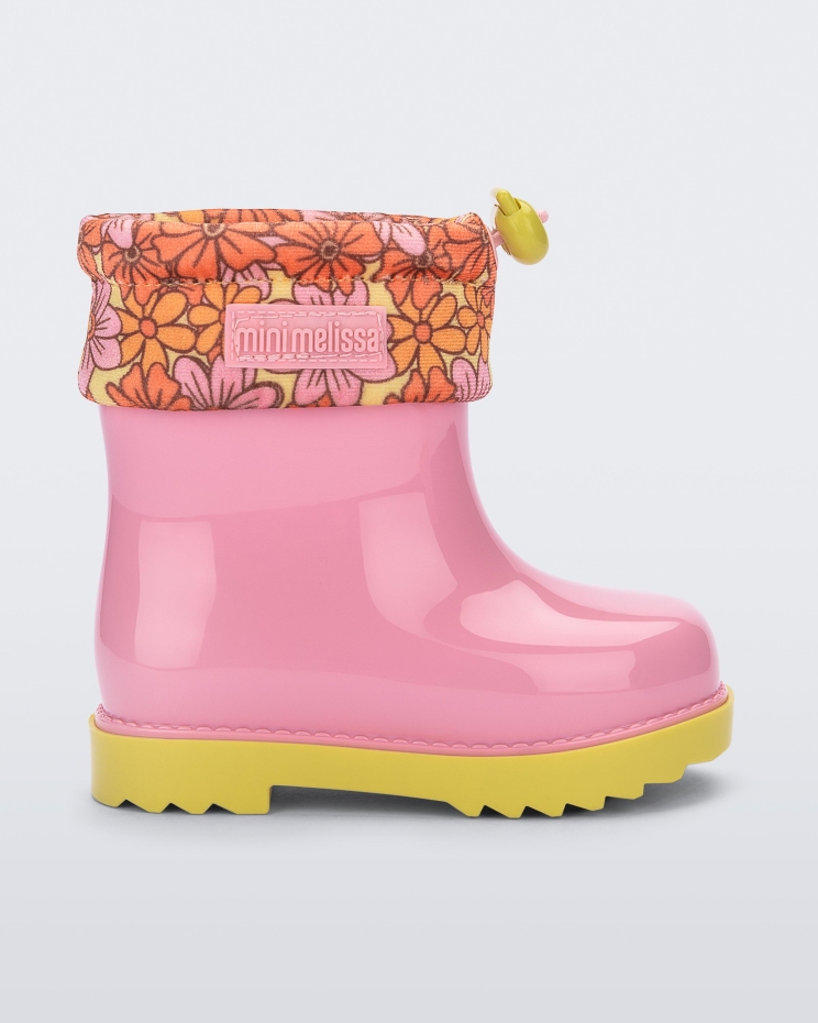 Mini Rain Boot Baby Melissa Fashion Pink