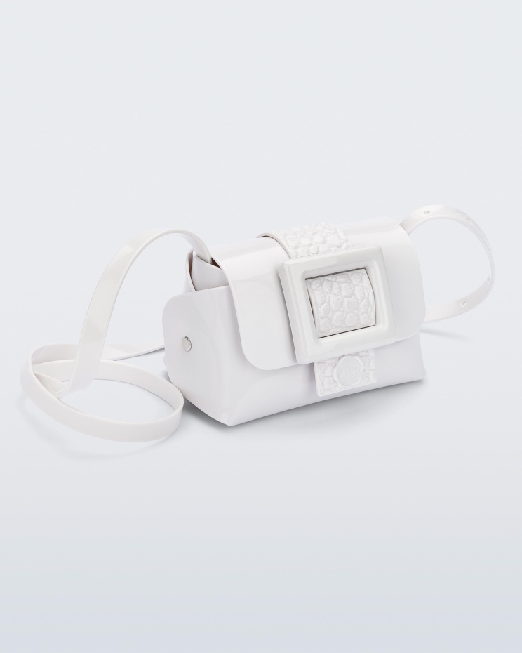 White Mini Cross Bag Buckle Up Viktor & Rolf Melissa Fashion